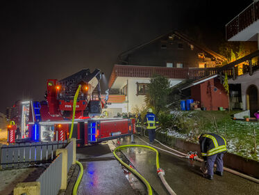 Gebäudebrand Schapbach 26.11.2023