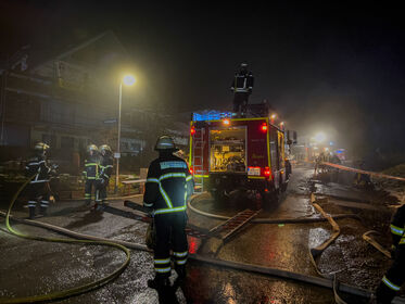 Gebäudebrand Schapbach 26.11.2023