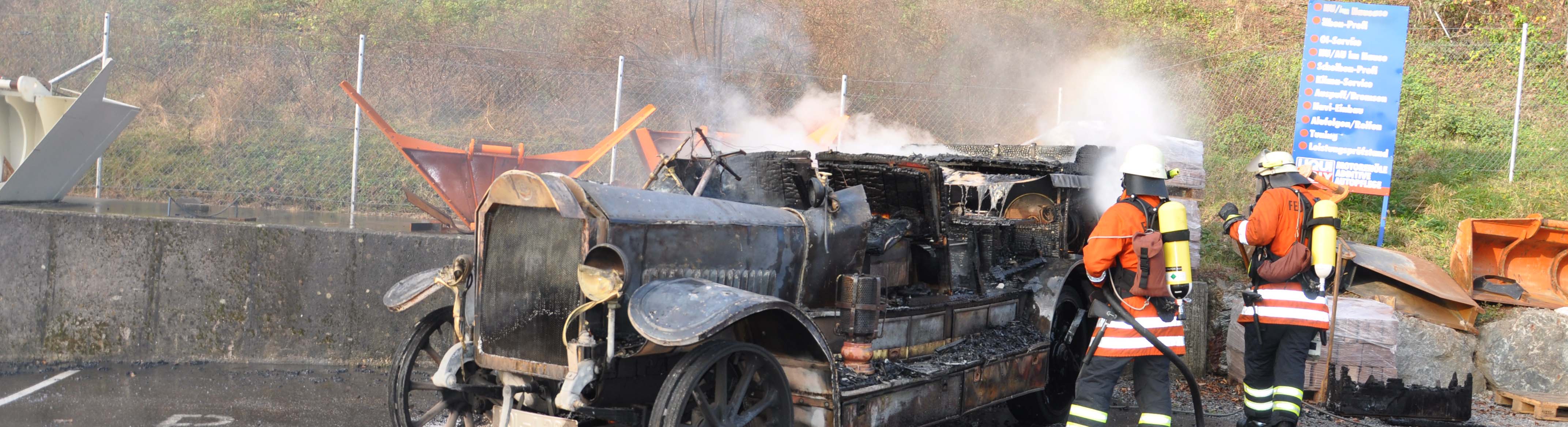 Der Alte Benz nach dem Brand im Jahr 2011